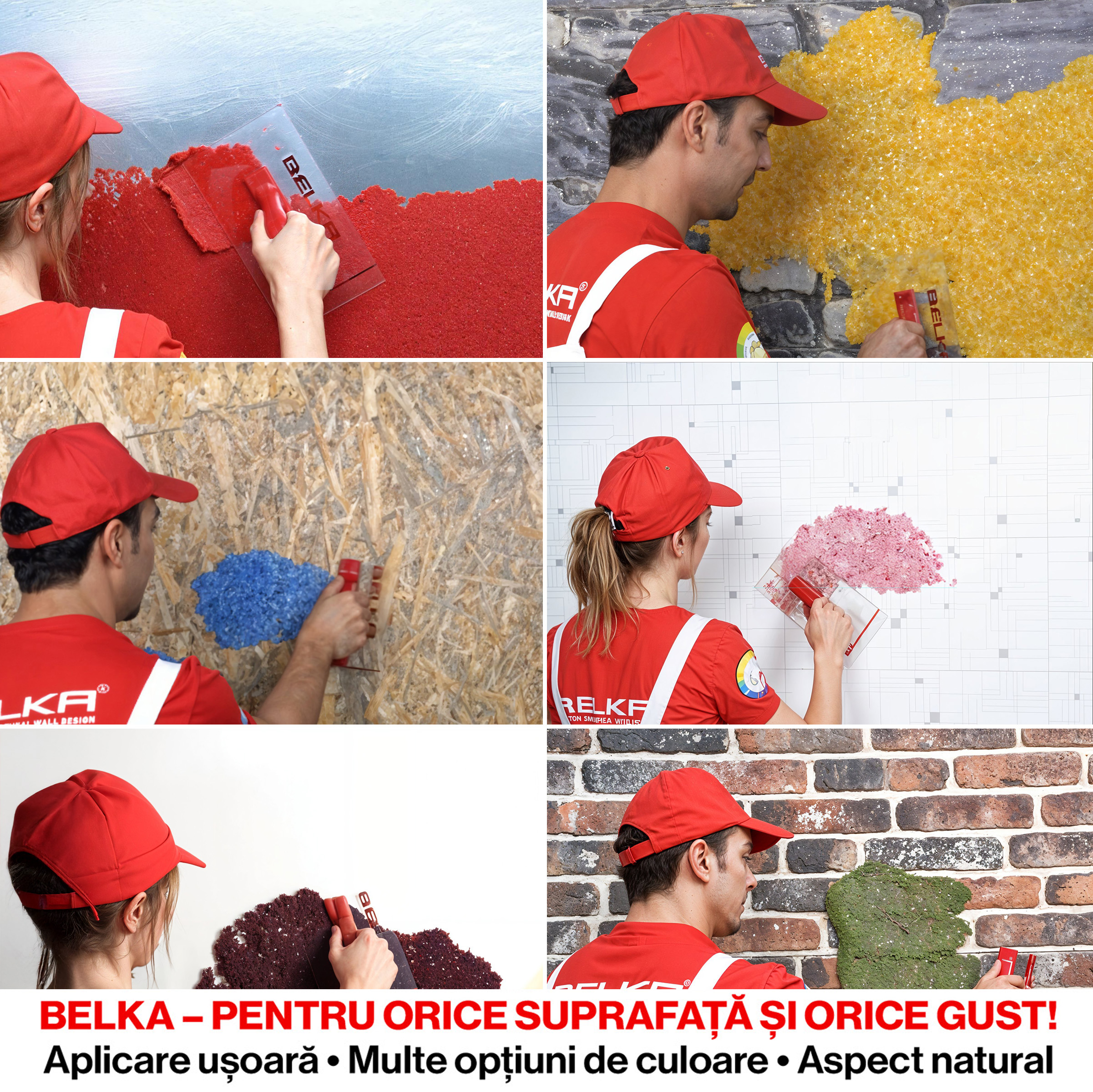 Aplicare pe orice suprafață