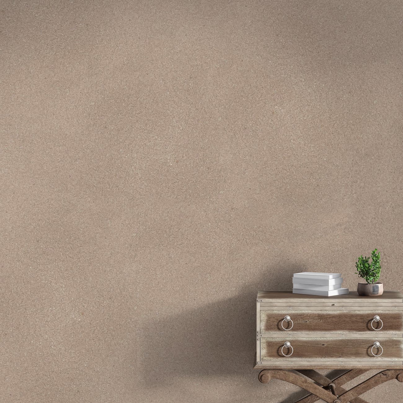 Textura de aproape a tapetului Belka autoadeziv în nuanță taupe natural