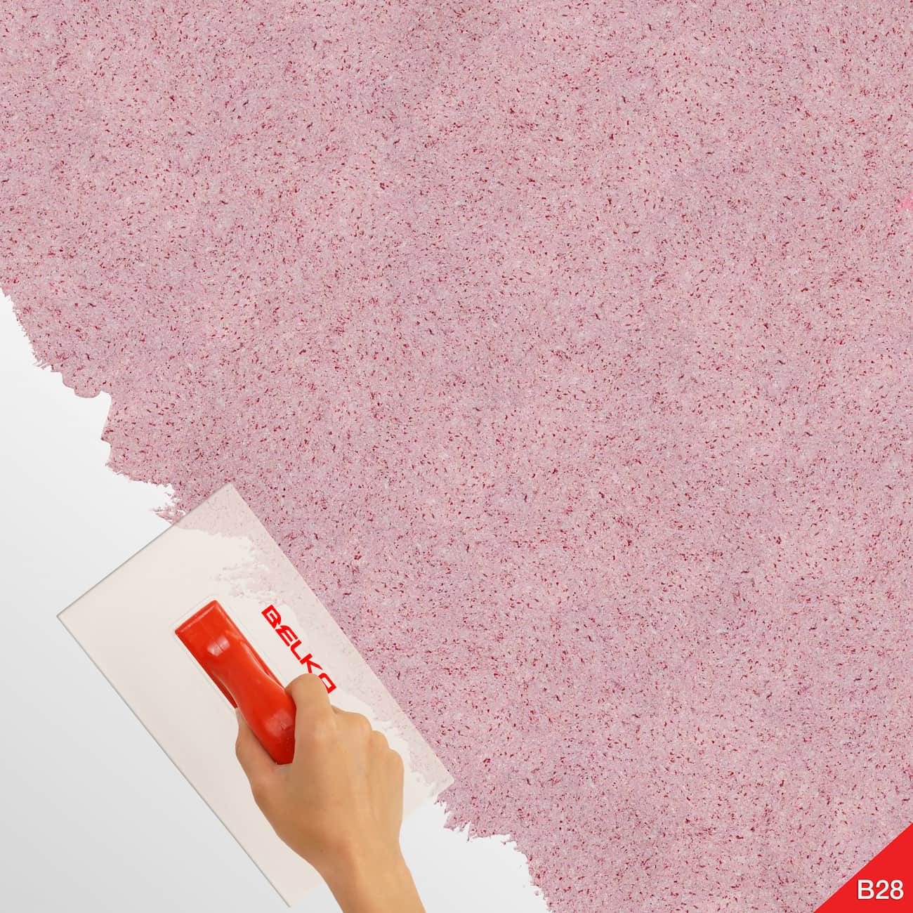 Tapet decorativ Mauve Calm în dormitor modern