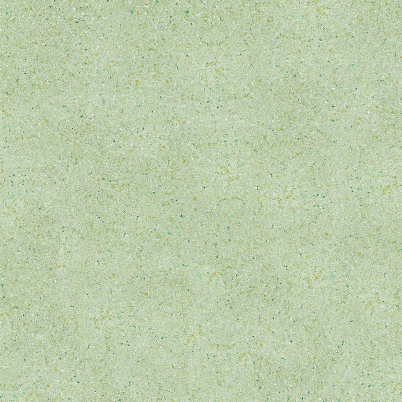 Textura tapetului Belka verde deschis văzută de aproape, cu accente discrete.