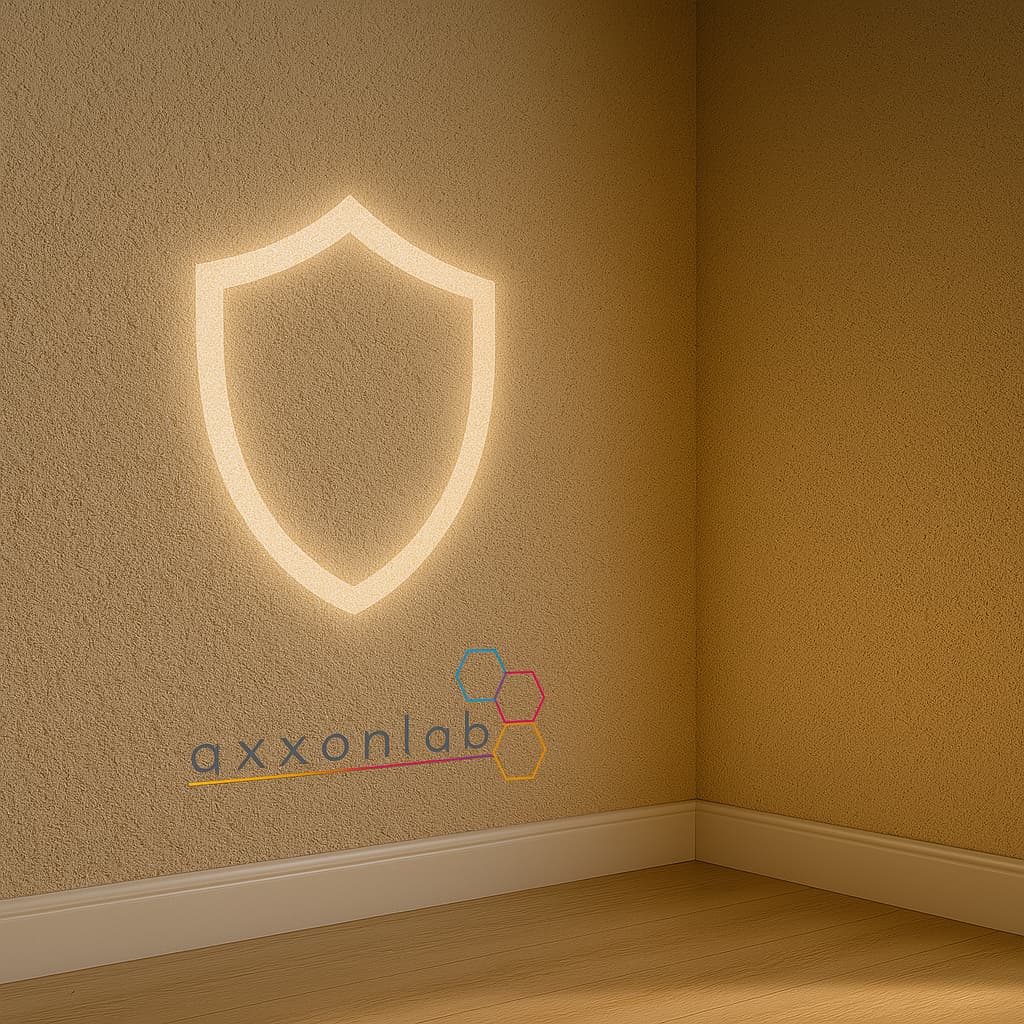 Pereți acoperiți cu tapet Belka, certificați de Axxonlab ca fiind 100% fără azbest – o soluție sigură și sănătoasă pentru casa ta.