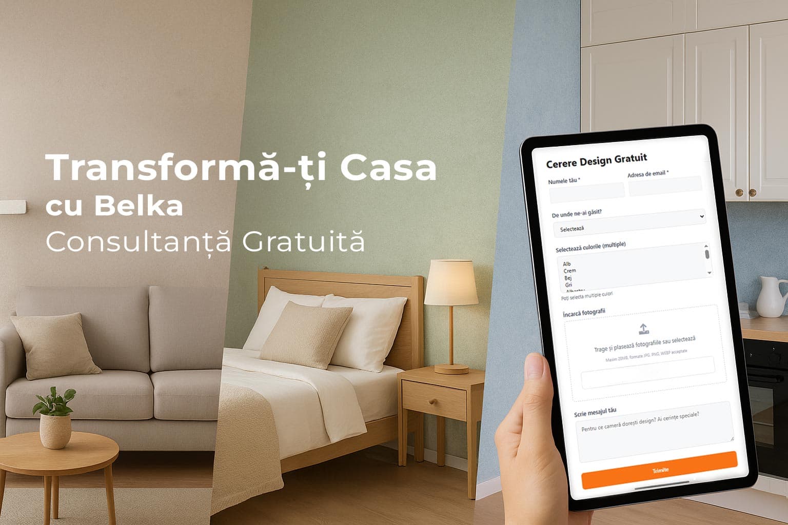 Inspirație tapet Belka pentru interior modern decorat cu tencuială decorativă